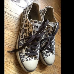 Cheetah Converse Chuck Taylors